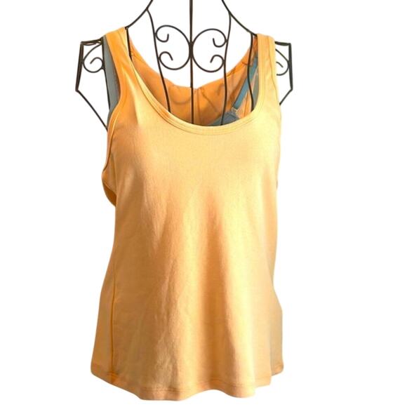 A.L.C Textured Knit Racer Tank orange L - Picture 1 of 6